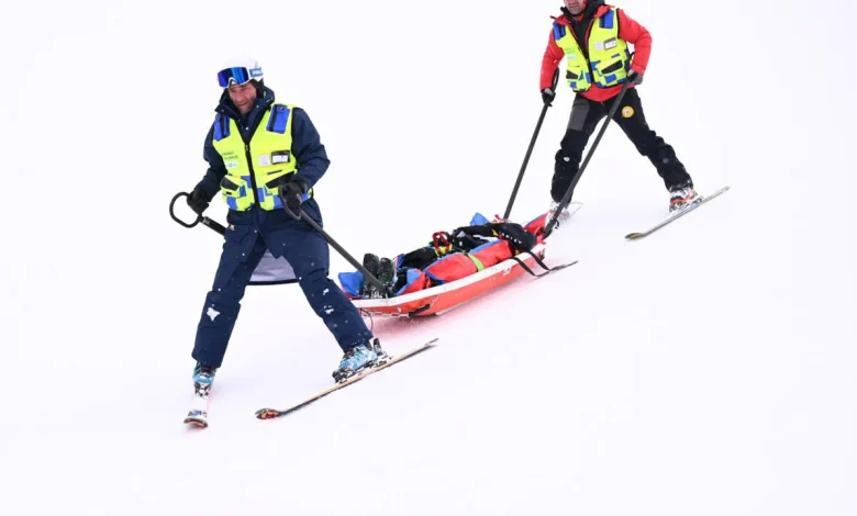 New Zealand freestyle skier Ives in hard Olympic crash