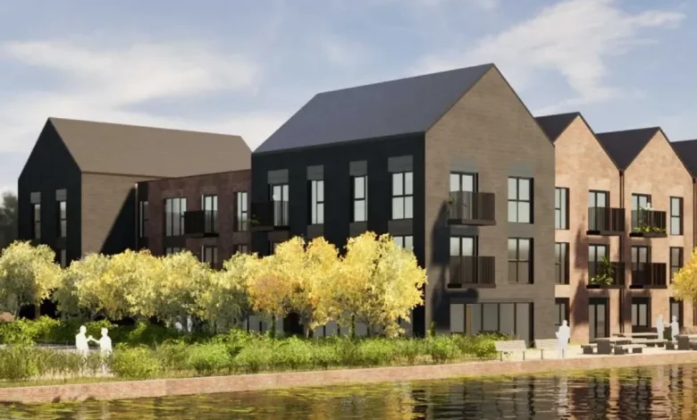New retirement complex with townhouses and 59 flats planned for wharf in north Shropshire town
