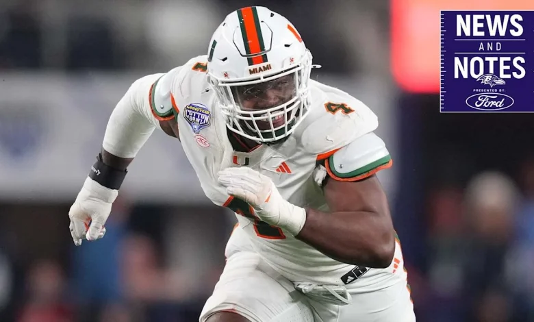 News & Notes: Rueben Bain Jr. Has a Mentor in Ray Lewis - Baltimore Ravens