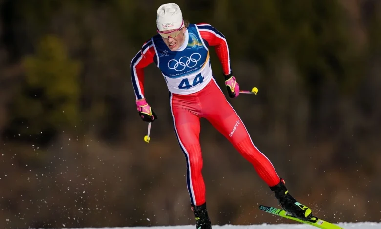 Norwegian skier Klaebo ties record for golds in multiple Winter Olympics