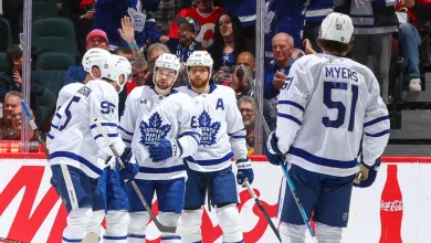 Nylander gets 3 points, Maple Leafs edge Flames