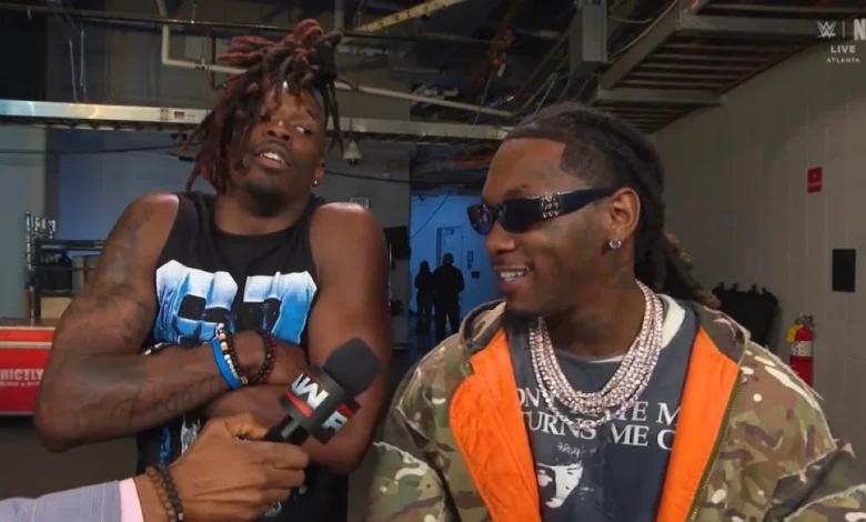 Offset, 2 Chainz, Lil Yachty, And Tyler Reddick Attend 2/23 WWE Raw