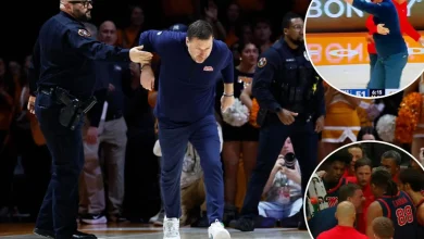Ole Miss coach Chris Beard ejected in wild scene