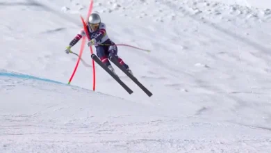 Olympic skier Lindsey Vonn in stable condition after breaking leg moments into downhill event