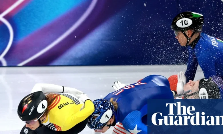 Olympic speed skater Sellier in hospital after taking blade to the face | Winter Olympics 2026