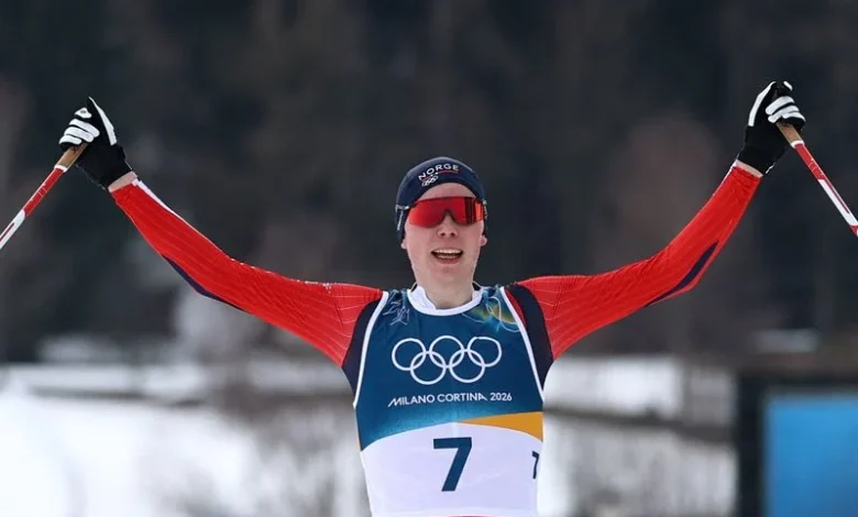 Olympics-Nordic Combined-Norway's Oftebro wins gold in men's Nordic combined