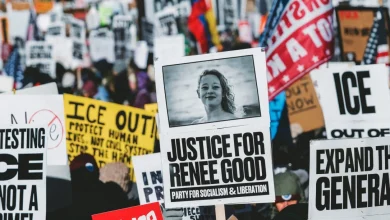 On the ground with thousands of protestors at the Minneapolis general strike