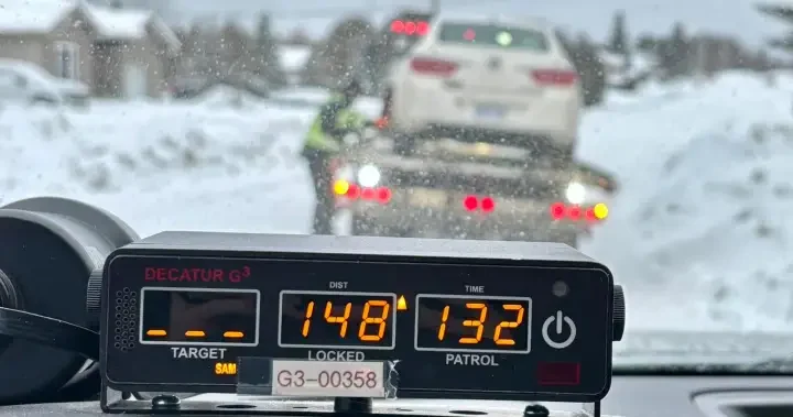 Ontario driver caught speeding ahead of Canada-U.S. gold-medal game: police