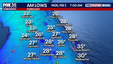 Orlando weather: Cold forecast, wind chill, strong winds, watches and warnings