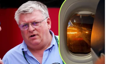 Otmar Szafnauer plane scare as Delta Boeing 737 engine fails after take-off