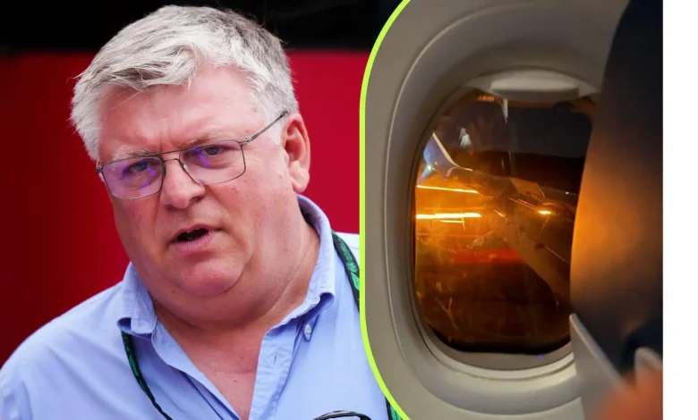 Otmar Szafnauer plane scare as Delta Boeing 737 engine fails after take-off
