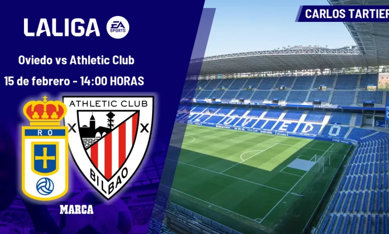 Oviedo - Athletic Club: horario, dónde ver en TV y canal del partido de LaLiga EA Sports