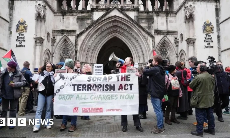 Palestine Action ban ruled unlawful but group remains proscribed for now