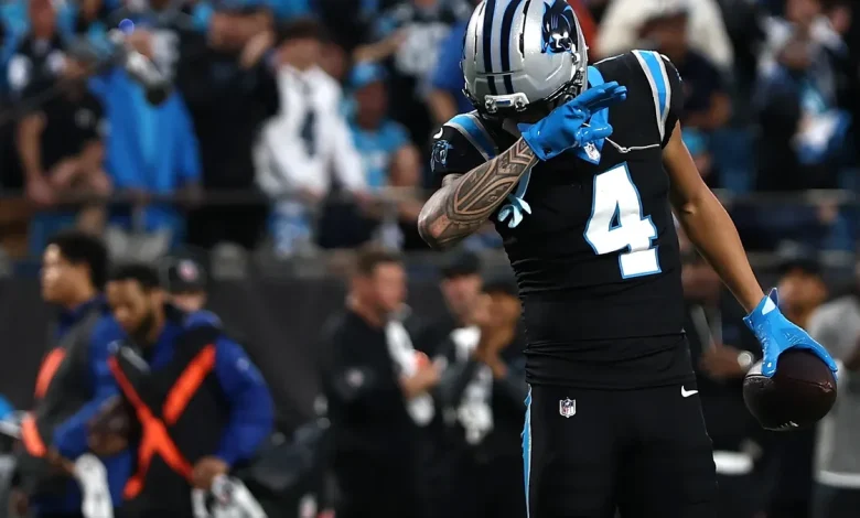 Panthers WR Tetairoa McMillan's favorite moment of his rookie season involves Cam Newton