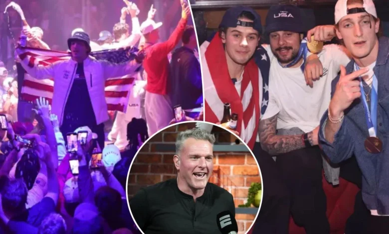 Pat McAfee had $150K surprise for Team USA at gold-medal celebration in Miami