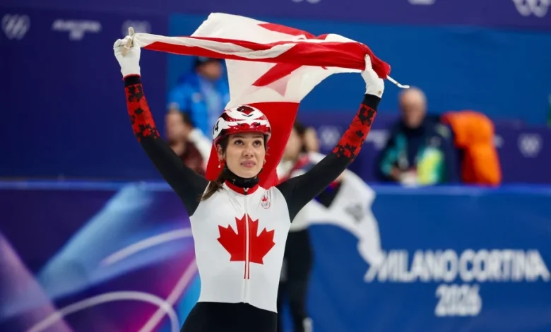Patinage de vitesse courte piste | Courtney Sarault en finale du 1000 m
