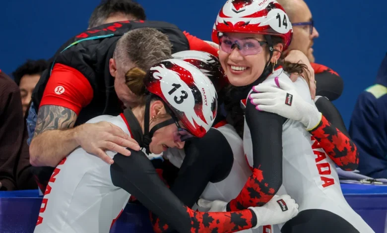 Patinage de vitesse courte piste | Les Canadiennes se contentent du bronze au relais