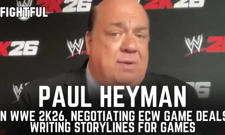 Paul Heyman On WWE 2K26, Negotiating ECW Game Deals, Writing Storylines For Games | Interview