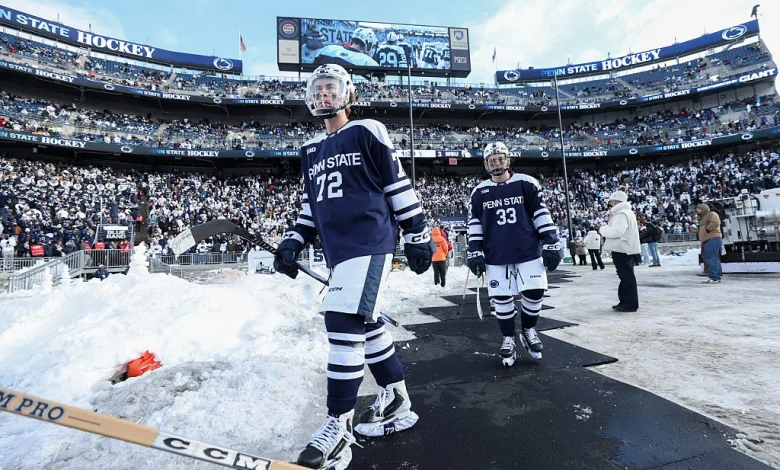 Penn State-Michigan State Hockey Game Draws 75,000 Fans To Beaver Stadium