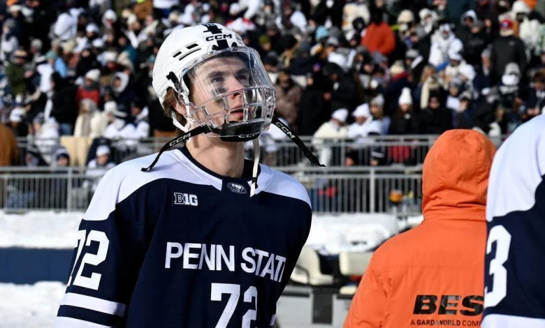 Penn State hockey star Gavin McKenna faces felony charge