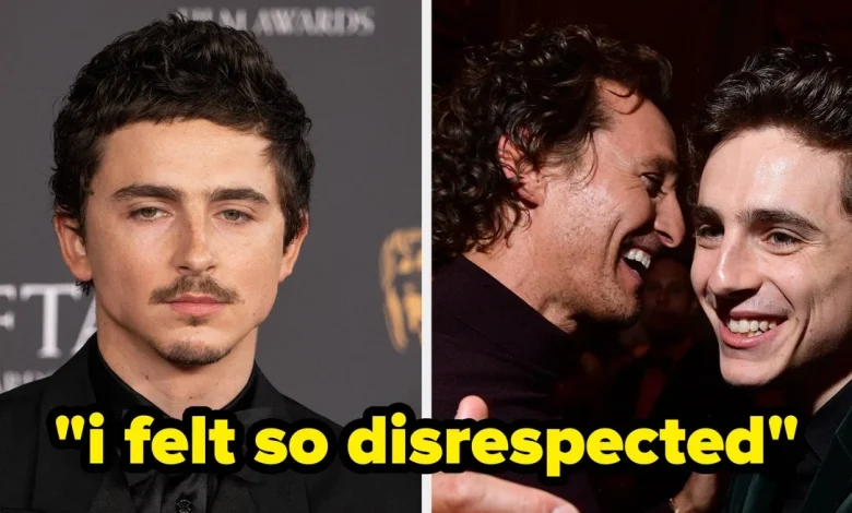 People Are Disgusted Over Matthew McConaughey’s "Childish" Prank On Timothée Chalamet - BuzzFeed