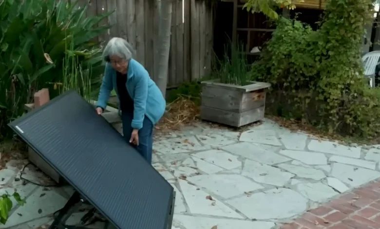 People across the US have started to use small plug-in solar panels as an affordable way to cut electric bills