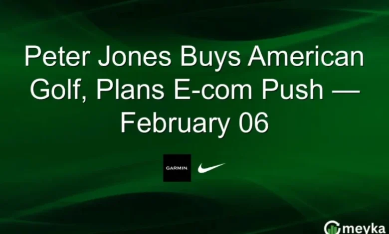 Peter Jones Acquires American Golf, Plans E-Commerce Expansion