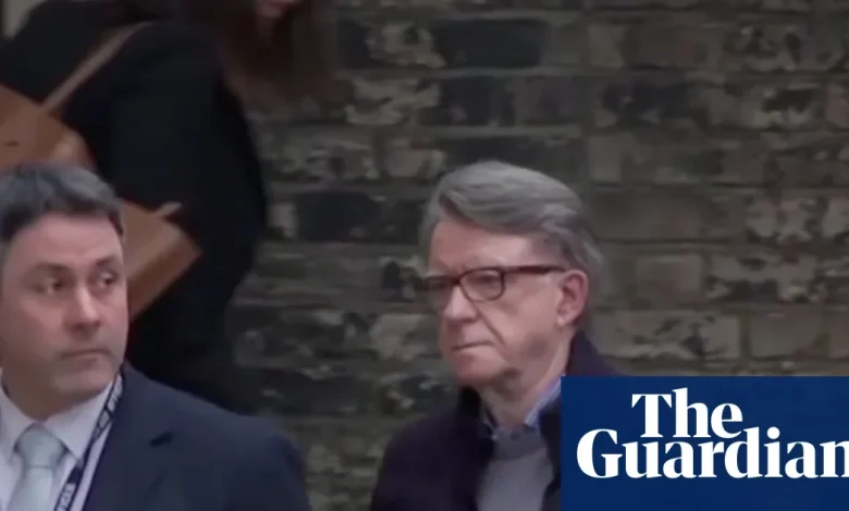 Peter Mandelson arrested on suspicion of misconduct in public office