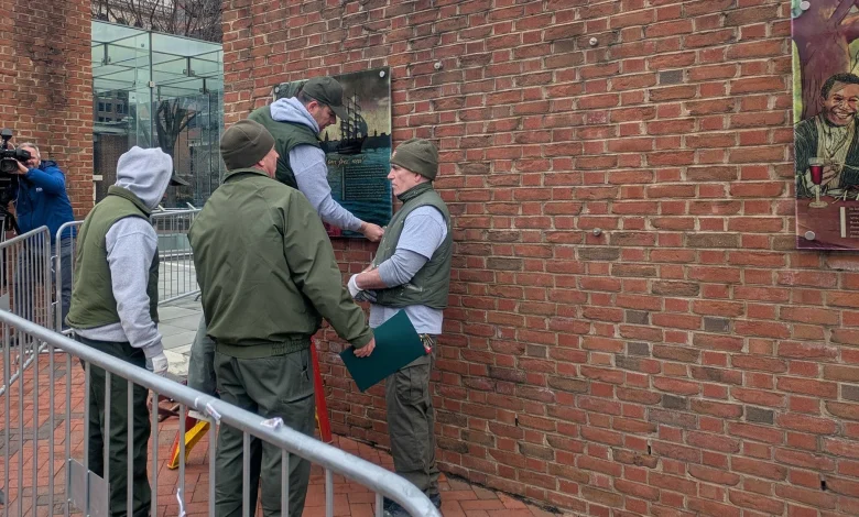 Philadelphia slavery exhibit: Panels restored as court fight plays out