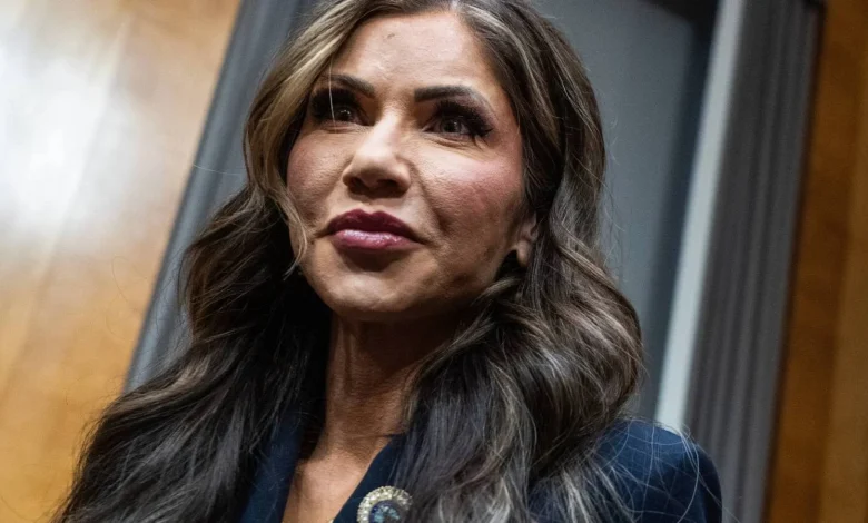 Pilot Fired for Forgetting Kristi Noem’s Blanket on Plane: Report