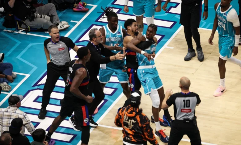 Pistons' Isaiah Stewart suspended 7 games, Hornets Miles Bridges and Moussa Diabate 4 games for brawl