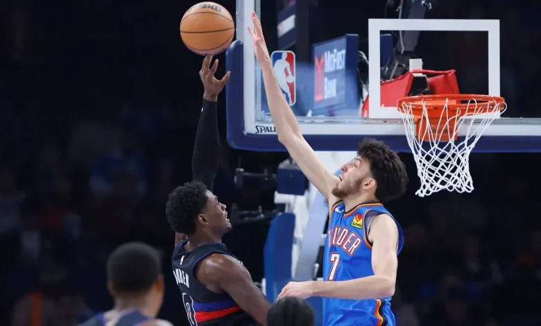 Pistons catch break with Thunder decimated by injuries, including SGA