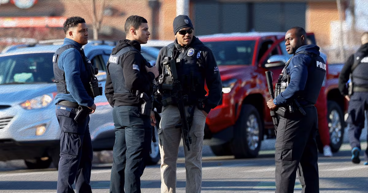 Police respond to reports of multiple people hurt in a shooting at a Rhode Island hockey rink
