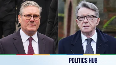 Politics latest: Police reviewing allegations - after Mandelson accused of leaking sensitive information to Epstein