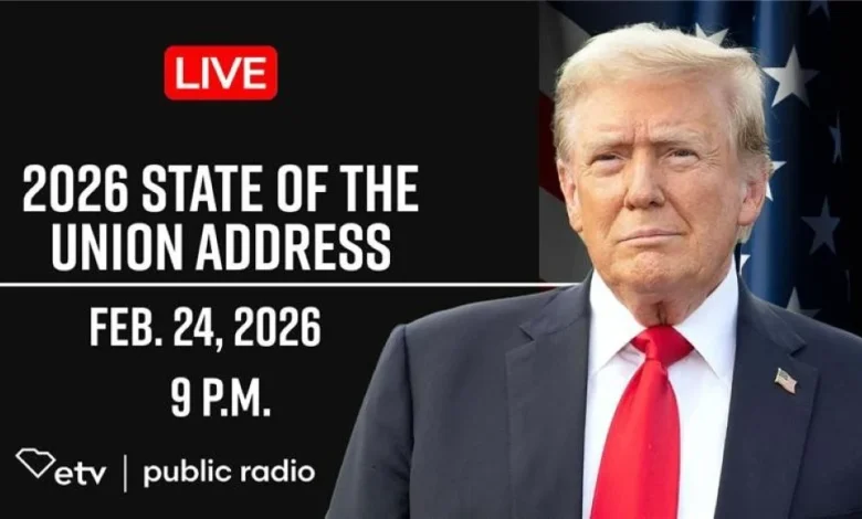 President Trump’s State of the Union Address to broadcast and livestream on South Carolina ETV and Public Radio