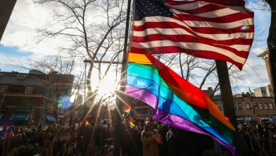 Pride flag rehung at Stonewall Inn, defying Trump