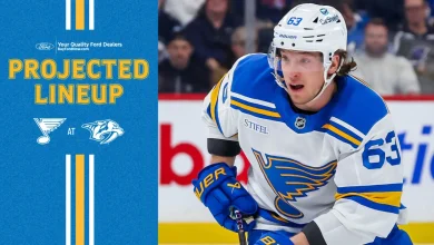 Projected Lineup: Feb. 2 at Nashville | St. Louis Blues