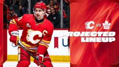 Projected Lineup - Flames vs. Leafs