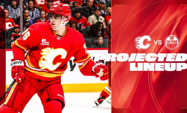 Projected Lineup - Flames vs. Oilers