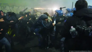 Protest ends in clashes near Olympic Village