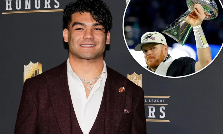 Puka Nacua posts ‘Sam Darnold’ in odd Super Bowl callout