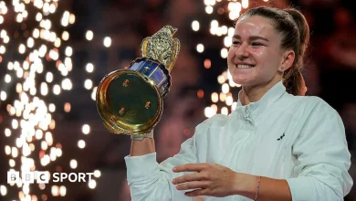 Qatar Open final: Karolina Muchova beats teenager Victoria Mboko