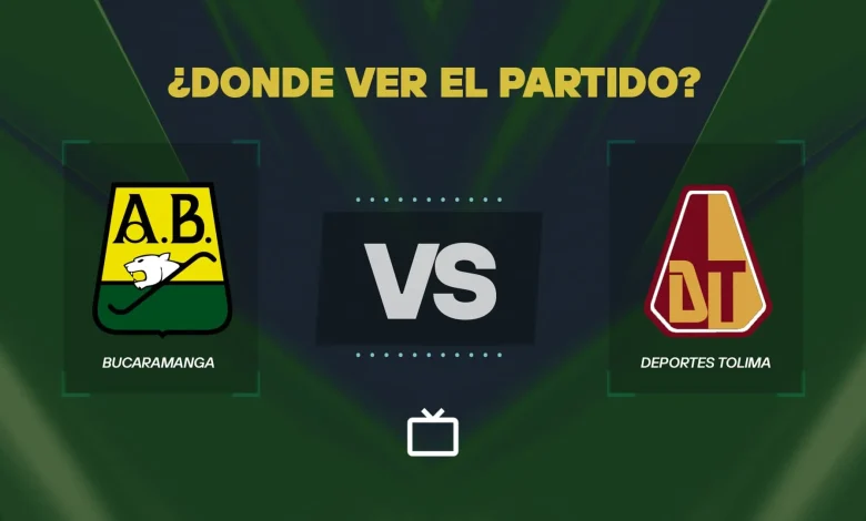 Qué canal pasa Bucaramanga vs Tolima hoy: dónde ver el partido gratis y en vivo de la Liga BetPlay