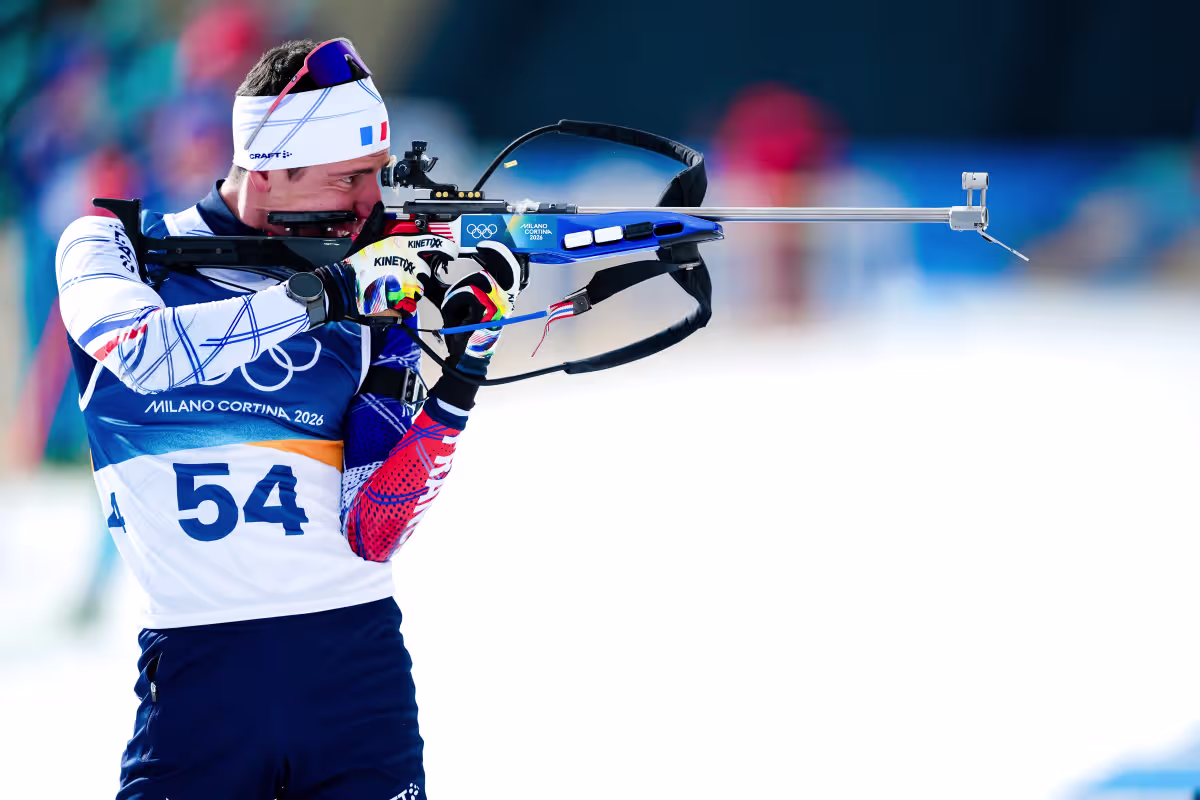 Quentin Fillon Maillet Blazes to Milan/Cortina Sprint Gold Medal