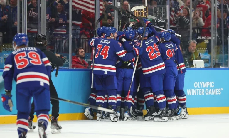 Quinn Hughes' OT goal sends U.S. to Olympic men's hockey semis