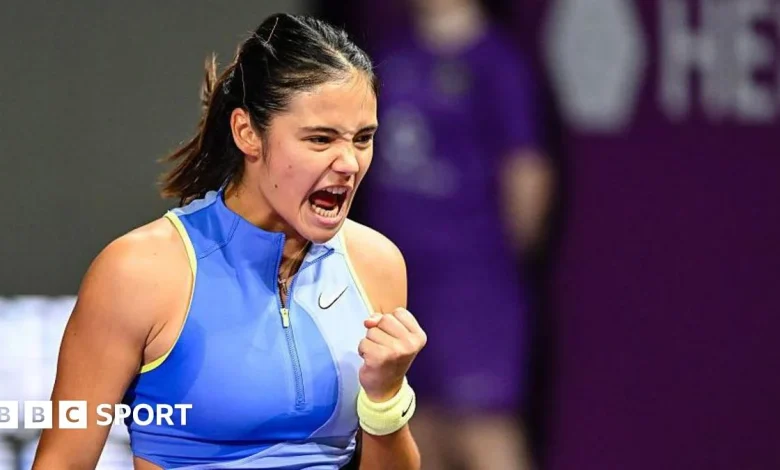 Raducanu battles back from 5-0 down to beat Juvan