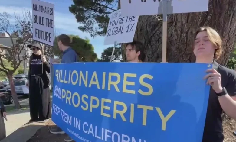 Rally in San Francisco surrounding state's proposed billionaire tax comes with controversy