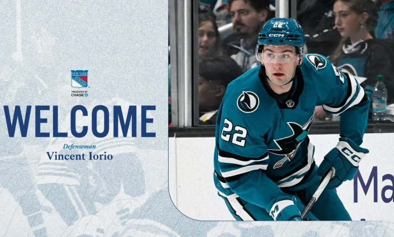 Rangers Claim Vincent Iorio off Waivers