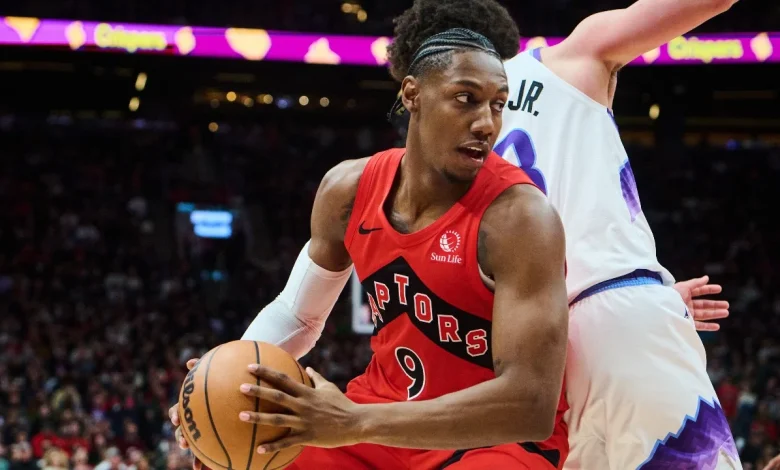 Raptors' RJ Barrett out vs. Bulls with knee injury management