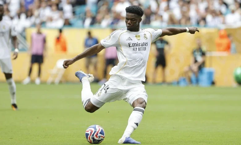 Real Madrid : la jolie frappe placée d’Aurélien Tchouaméni pour l’égalisation